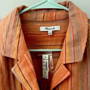 NWT! Madewell Short Sleeve Shirt